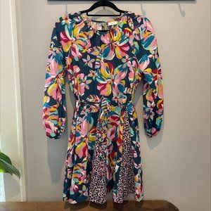 The Get Women's Print Mini Trapeze Dress